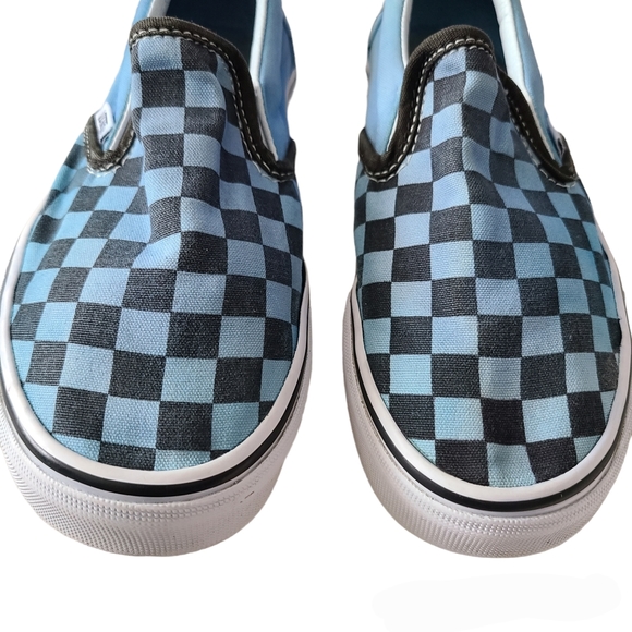 VANS| BLUE CHECKERBOARD| SLIP-ON - Picture 5 of 12